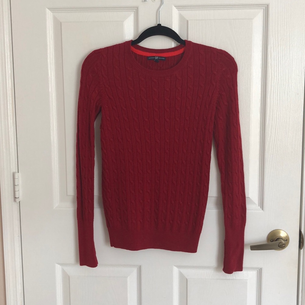 Red Gap Sweater